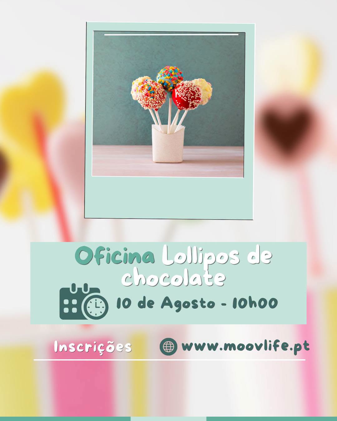 Oficina de Lollipops de Chocolate — event image